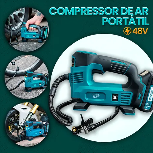 Compressor de ar portátil digital 120 psi